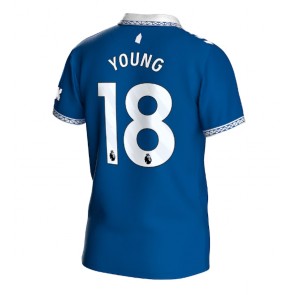 Everton Ashley Young #18 Domaci Dres 2023-24 Kratak Rukavima